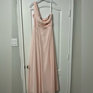 NWT! One shoulder maxi Bridesmaid’s dress / price is negotiable!